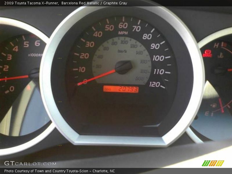 Barcelona Red Metallic / Graphite Gray 2009 Toyota Tacoma X-Runner