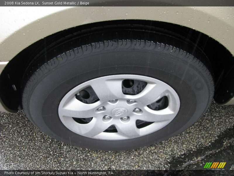 Sunset Gold Metallic / Beige 2008 Kia Sedona LX