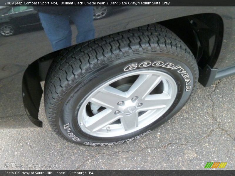 Brilliant Black Crystal Pearl / Dark Slate Gray/Medium Slate Gray 2009 Jeep Compass Sport 4x4