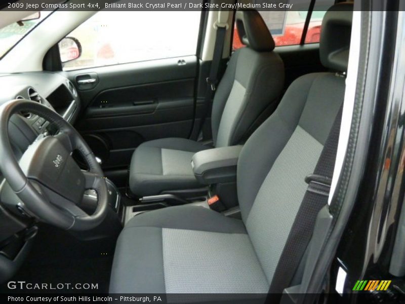 Brilliant Black Crystal Pearl / Dark Slate Gray/Medium Slate Gray 2009 Jeep Compass Sport 4x4