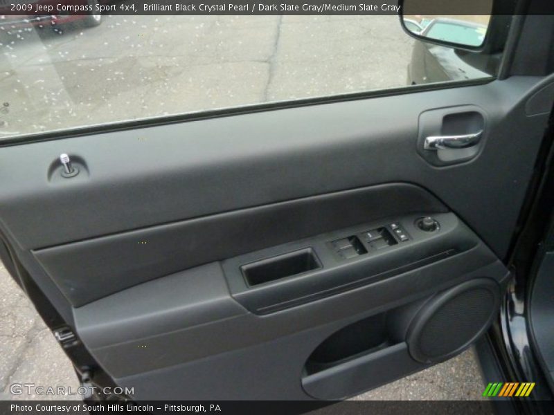 Brilliant Black Crystal Pearl / Dark Slate Gray/Medium Slate Gray 2009 Jeep Compass Sport 4x4