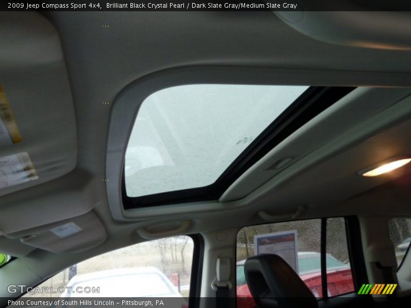 Brilliant Black Crystal Pearl / Dark Slate Gray/Medium Slate Gray 2009 Jeep Compass Sport 4x4