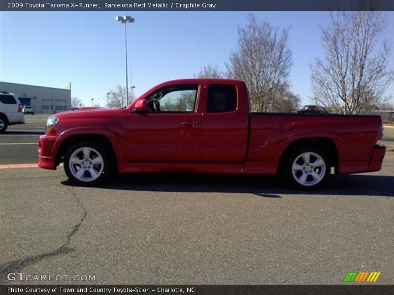 Barcelona Red Metallic / Graphite Gray 2009 Toyota Tacoma X-Runner