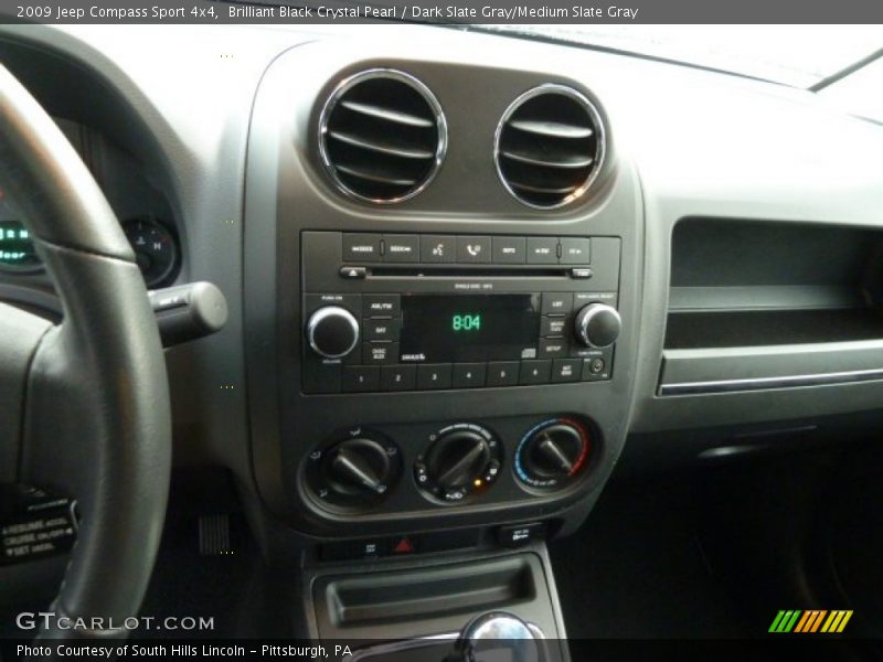 Brilliant Black Crystal Pearl / Dark Slate Gray/Medium Slate Gray 2009 Jeep Compass Sport 4x4