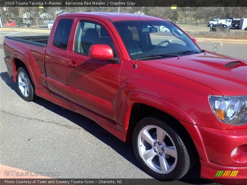 Barcelona Red Metallic / Graphite Gray 2009 Toyota Tacoma X-Runner