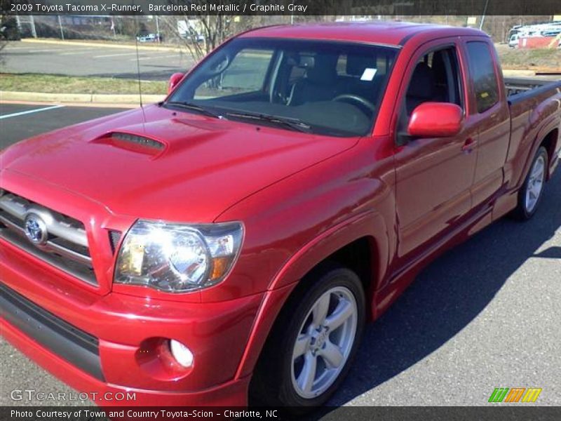 Barcelona Red Metallic / Graphite Gray 2009 Toyota Tacoma X-Runner
