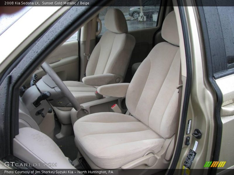 Sunset Gold Metallic / Beige 2008 Kia Sedona LX
