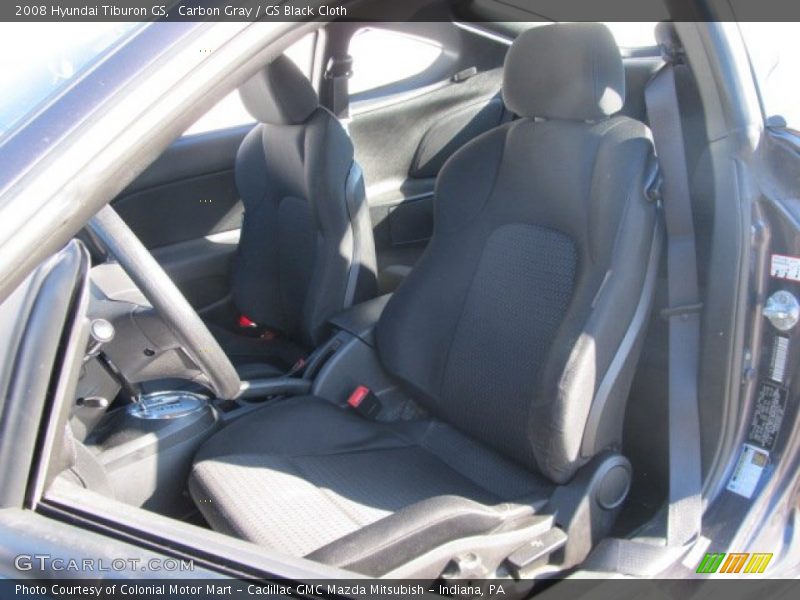 Carbon Gray / GS Black Cloth 2008 Hyundai Tiburon GS
