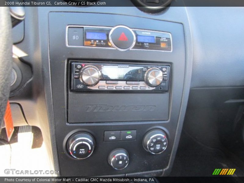 Carbon Gray / GS Black Cloth 2008 Hyundai Tiburon GS