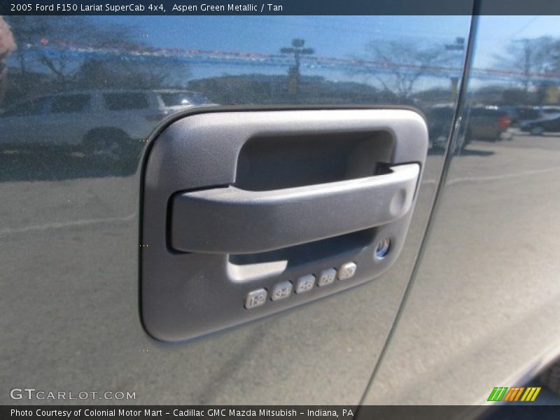 Aspen Green Metallic / Tan 2005 Ford F150 Lariat SuperCab 4x4