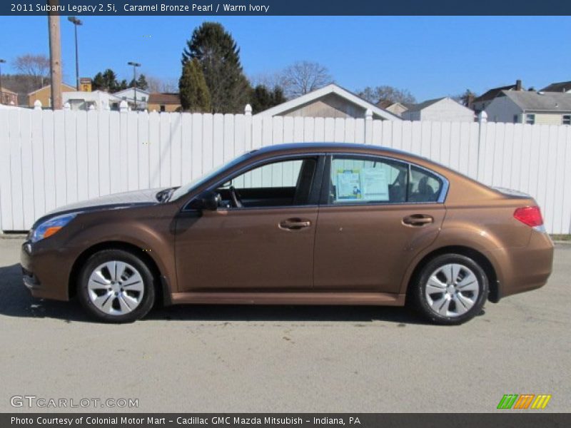 Caramel Bronze Pearl / Warm Ivory 2011 Subaru Legacy 2.5i