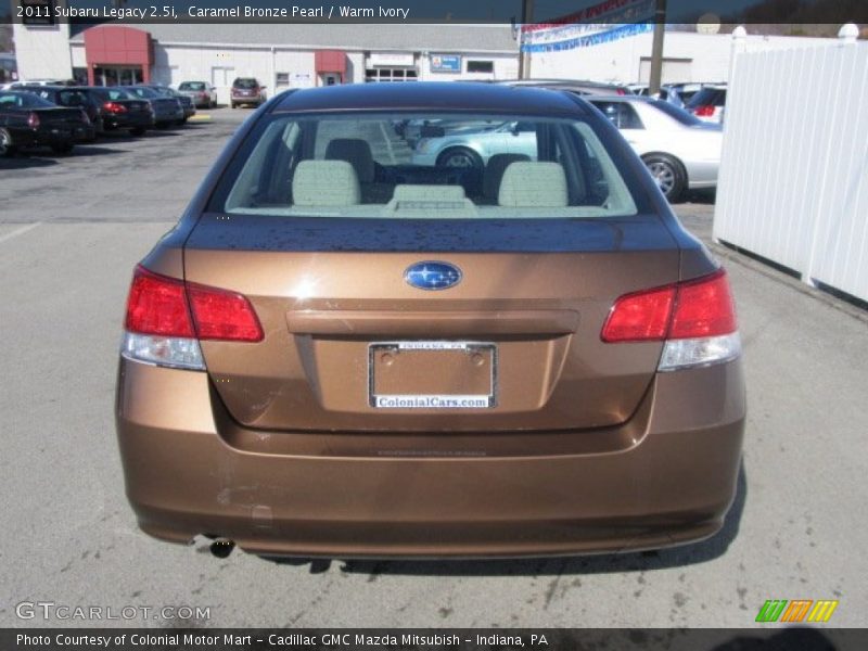 Caramel Bronze Pearl / Warm Ivory 2011 Subaru Legacy 2.5i