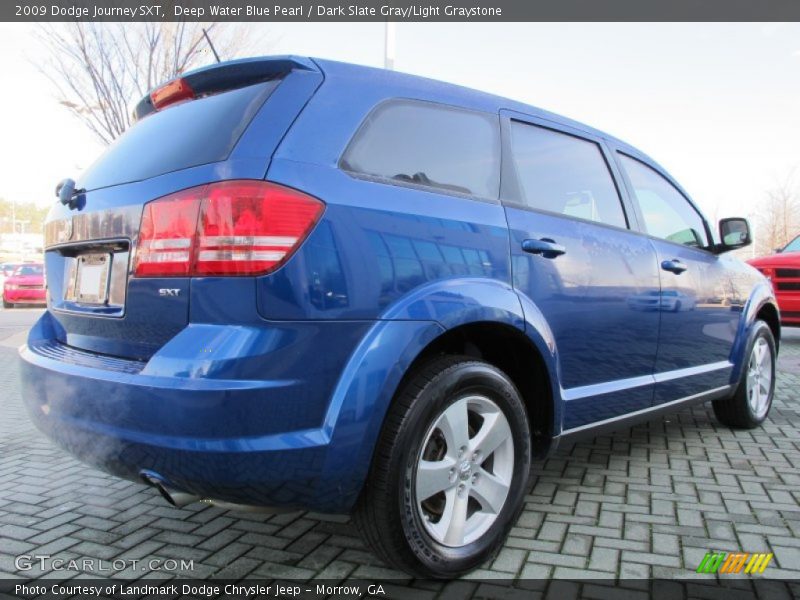 Deep Water Blue Pearl / Dark Slate Gray/Light Graystone 2009 Dodge Journey SXT