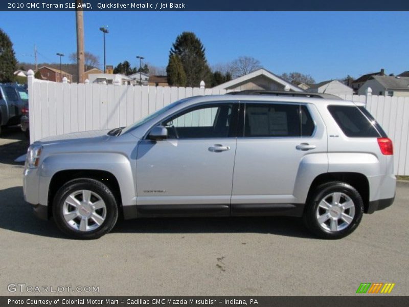 Quicksilver Metallic / Jet Black 2010 GMC Terrain SLE AWD