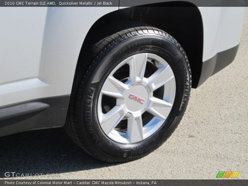 Quicksilver Metallic / Jet Black 2010 GMC Terrain SLE AWD