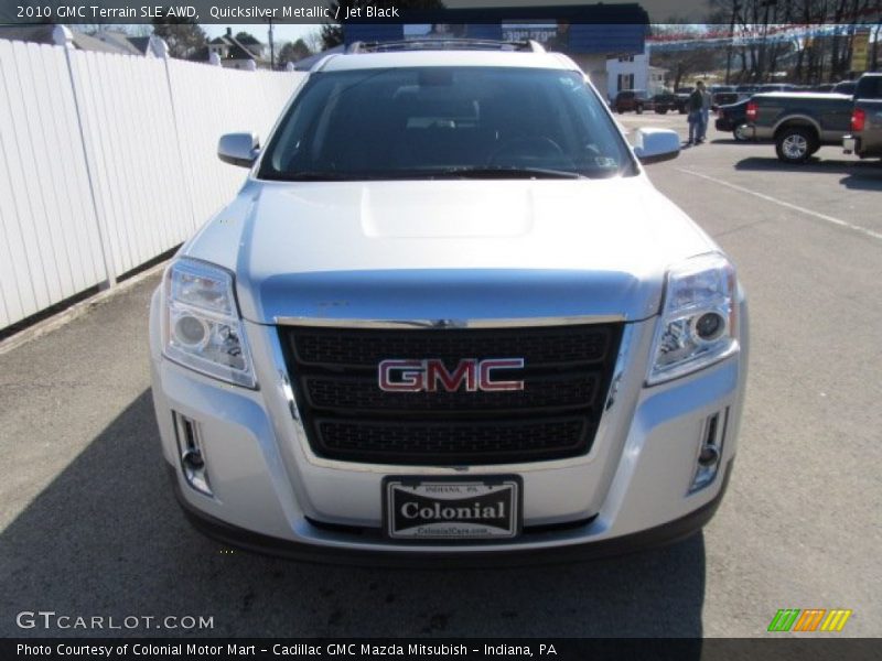 Quicksilver Metallic / Jet Black 2010 GMC Terrain SLE AWD