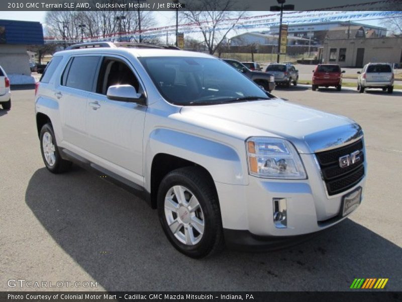 Quicksilver Metallic / Jet Black 2010 GMC Terrain SLE AWD