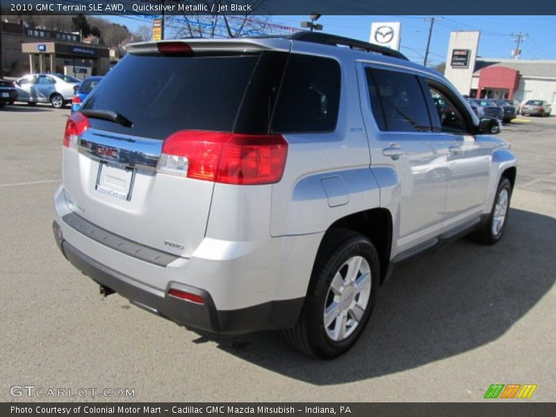 Quicksilver Metallic / Jet Black 2010 GMC Terrain SLE AWD