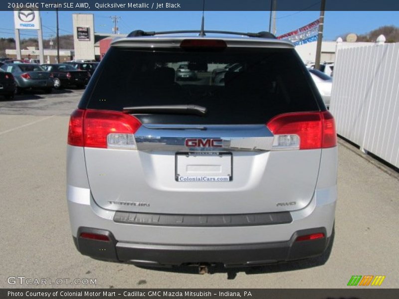 Quicksilver Metallic / Jet Black 2010 GMC Terrain SLE AWD