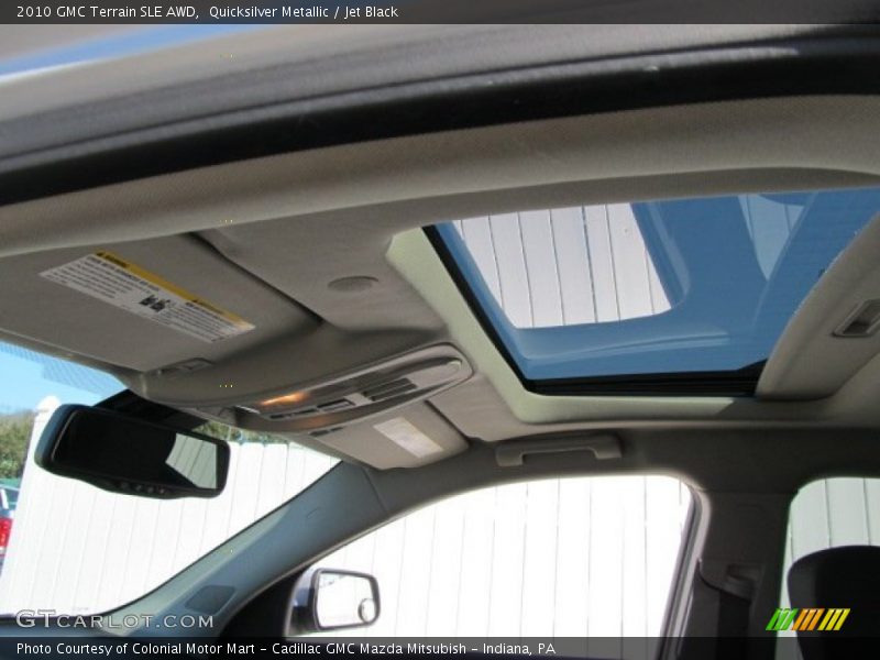 Quicksilver Metallic / Jet Black 2010 GMC Terrain SLE AWD