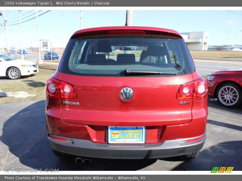 Wild Cherry Metallic / Charcoal 2009 Volkswagen Tiguan S