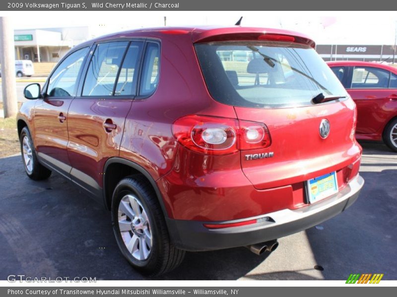 Wild Cherry Metallic / Charcoal 2009 Volkswagen Tiguan S