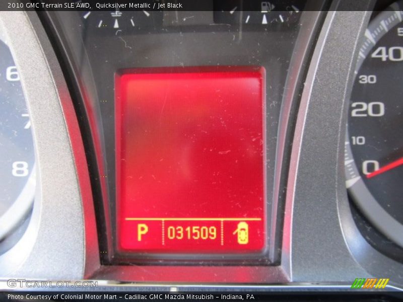 Quicksilver Metallic / Jet Black 2010 GMC Terrain SLE AWD