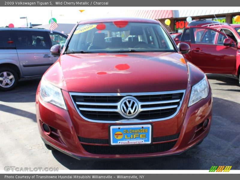 Wild Cherry Metallic / Charcoal 2009 Volkswagen Tiguan S