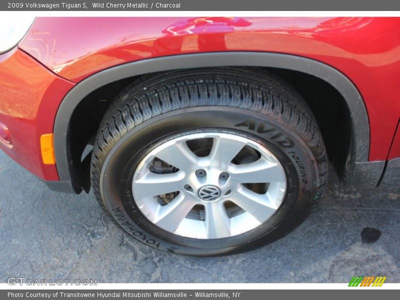 Wild Cherry Metallic / Charcoal 2009 Volkswagen Tiguan S