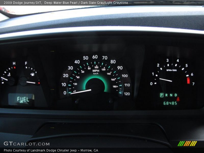 Deep Water Blue Pearl / Dark Slate Gray/Light Graystone 2009 Dodge Journey SXT