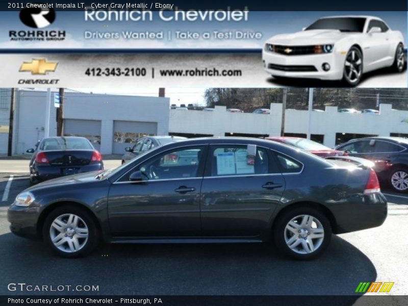 Cyber Gray Metallic / Ebony 2011 Chevrolet Impala LT
