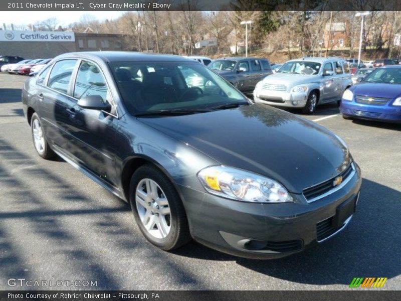 Cyber Gray Metallic / Ebony 2011 Chevrolet Impala LT