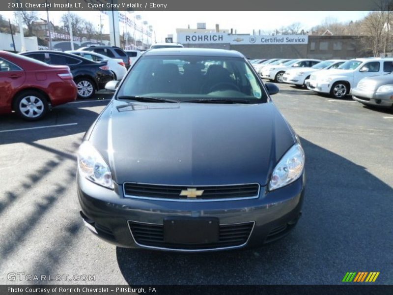 Cyber Gray Metallic / Ebony 2011 Chevrolet Impala LT