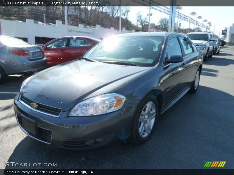 Cyber Gray Metallic / Ebony 2011 Chevrolet Impala LT