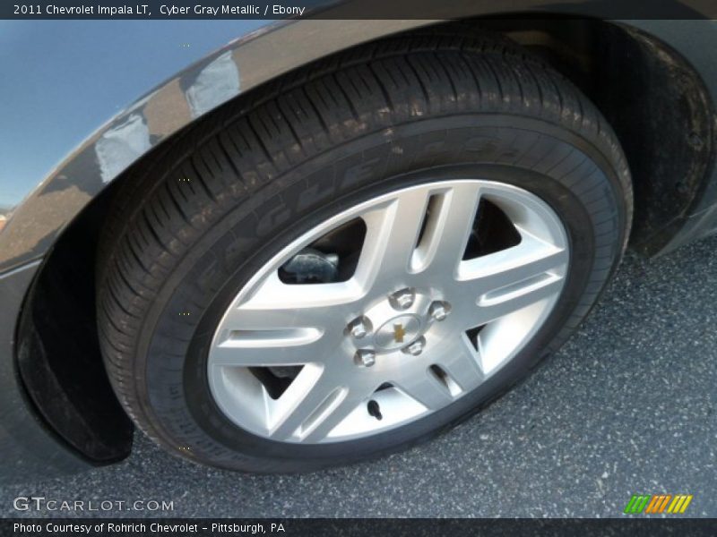 Cyber Gray Metallic / Ebony 2011 Chevrolet Impala LT