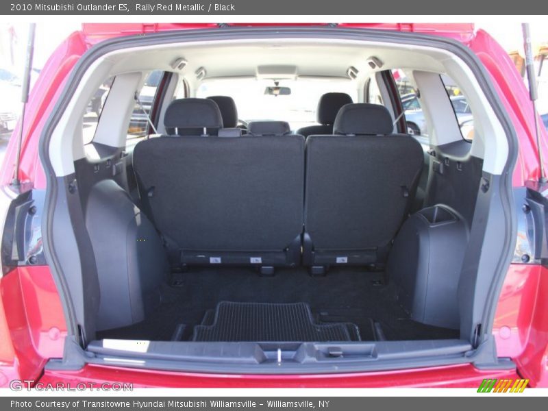 Rally Red Metallic / Black 2010 Mitsubishi Outlander ES