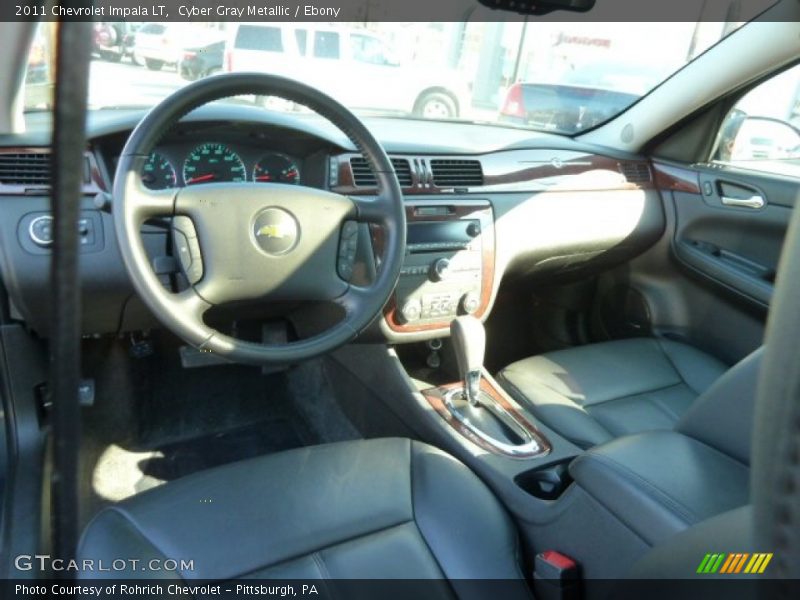 Cyber Gray Metallic / Ebony 2011 Chevrolet Impala LT