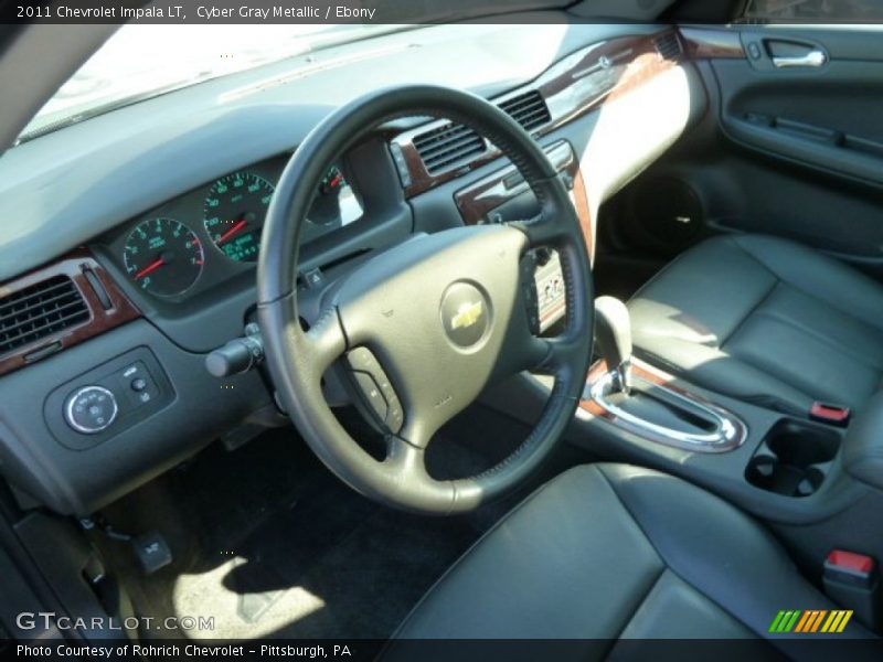 Cyber Gray Metallic / Ebony 2011 Chevrolet Impala LT