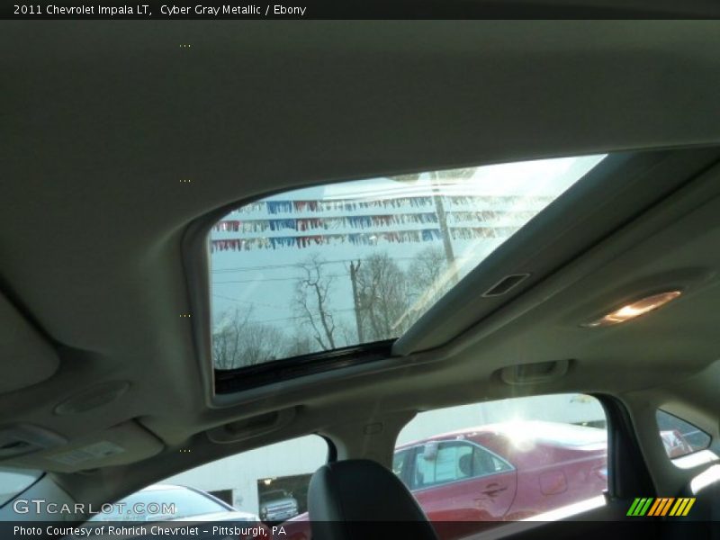 Cyber Gray Metallic / Ebony 2011 Chevrolet Impala LT