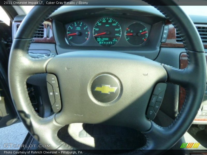 Cyber Gray Metallic / Ebony 2011 Chevrolet Impala LT