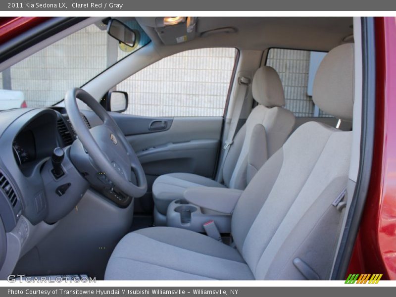 Claret Red / Gray 2011 Kia Sedona LX