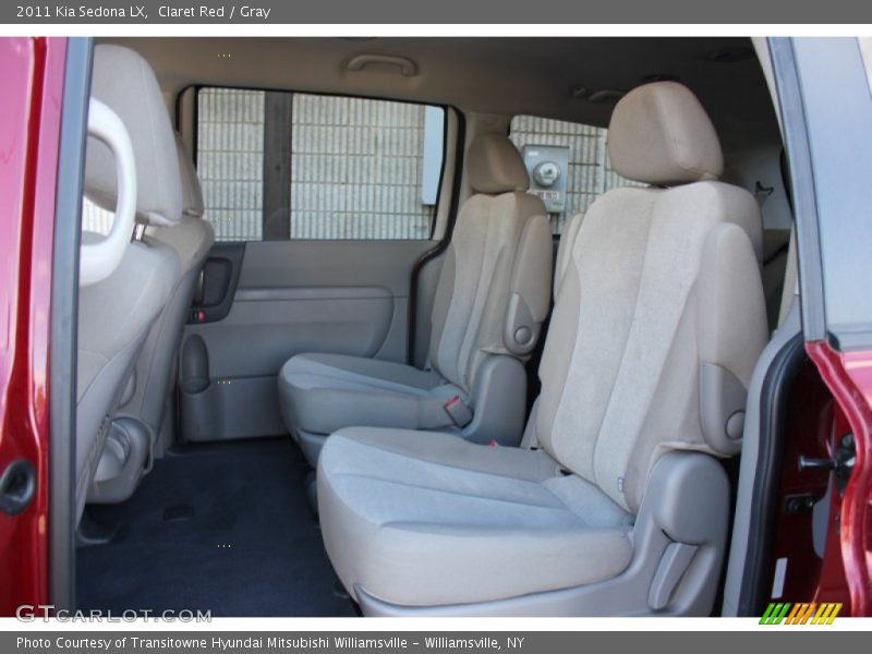 Claret Red / Gray 2011 Kia Sedona LX