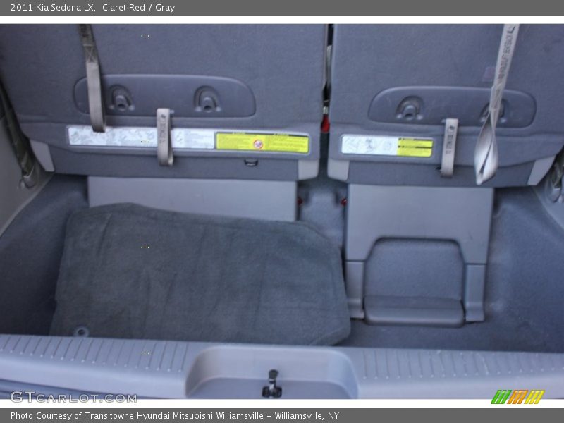 Claret Red / Gray 2011 Kia Sedona LX