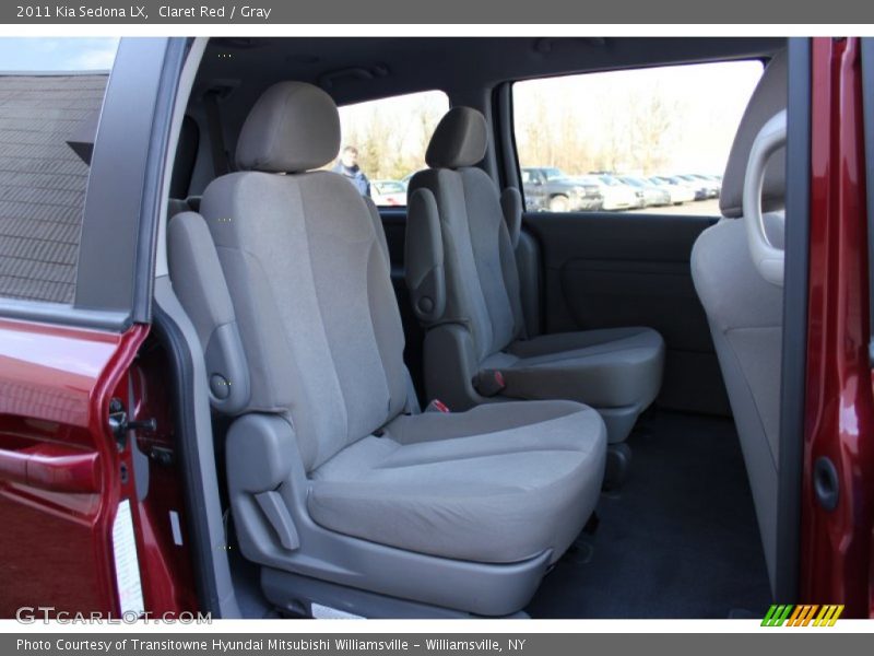 Claret Red / Gray 2011 Kia Sedona LX