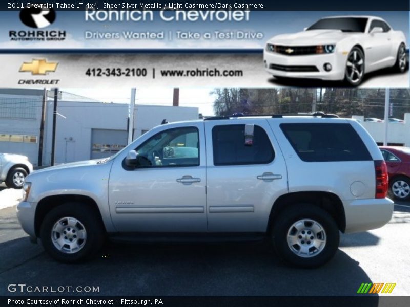 Sheer Silver Metallic / Light Cashmere/Dark Cashmere 2011 Chevrolet Tahoe LT 4x4