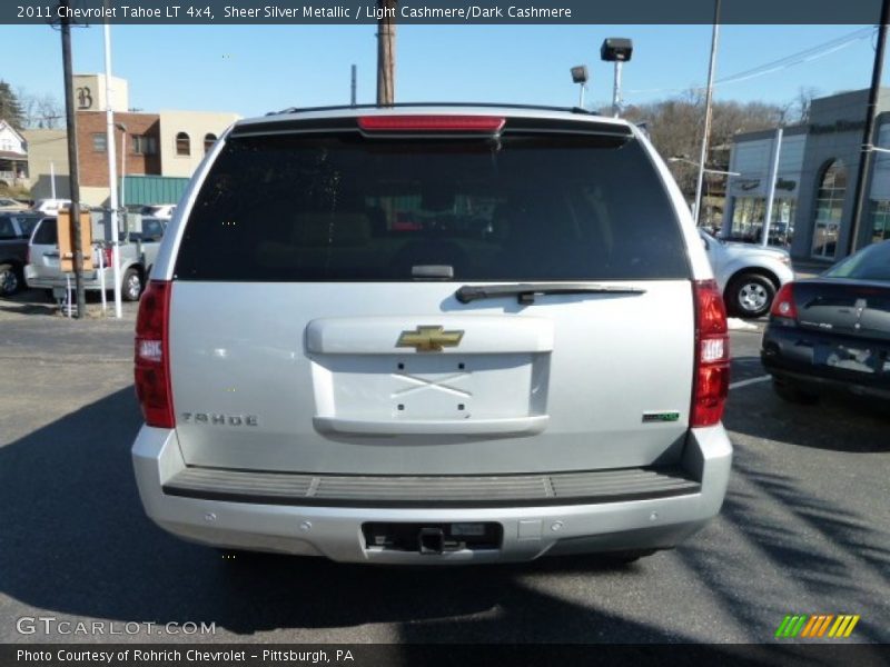 Sheer Silver Metallic / Light Cashmere/Dark Cashmere 2011 Chevrolet Tahoe LT 4x4