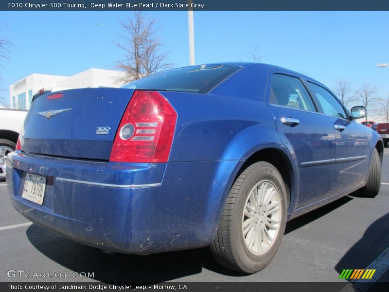 Deep Water Blue Pearl / Dark Slate Gray 2010 Chrysler 300 Touring