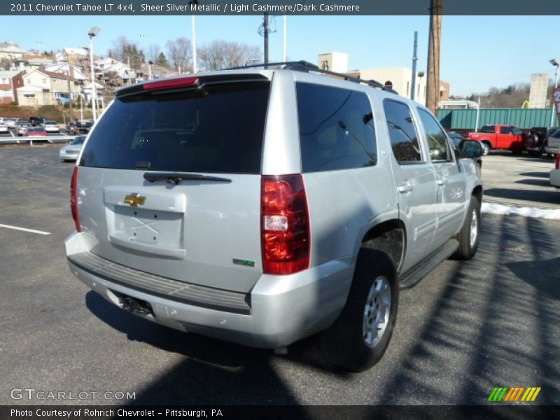 Sheer Silver Metallic / Light Cashmere/Dark Cashmere 2011 Chevrolet Tahoe LT 4x4