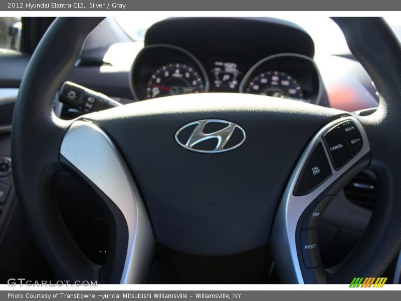 Silver / Gray 2012 Hyundai Elantra GLS