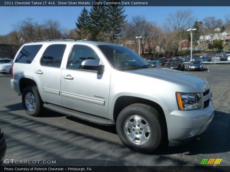 Sheer Silver Metallic / Light Cashmere/Dark Cashmere 2011 Chevrolet Tahoe LT 4x4